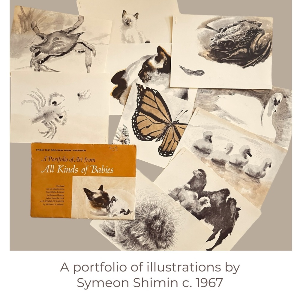 All Kinds of Babies Symeon Shimin portfolio of illustrations